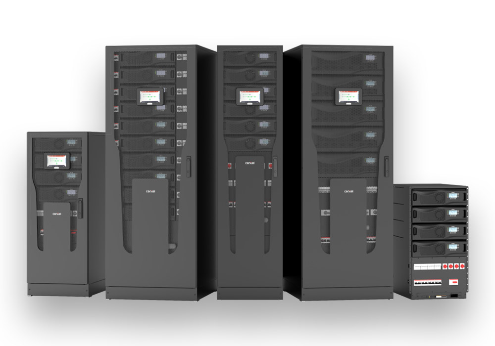 USV-Anlagen Centiel CumulusPower™ der Type CAB-CP100-E-A1, CAB-CP251-E-B0, CAB-CP150-E-A0, CAB-CP300-E-B0 und CAB-UR100-E-C1